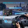 BIGASUO Wireless Carplay Screen for Car 4K Dash Cam, Apple