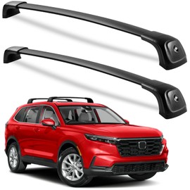 Wonderdriver Lockable Roof Rack Cross Bars Compatible with Honda CRV CR-V EX LX EX-L 2023 2024 2025 (𝐖𝐈𝐓𝐇𝐎𝐔𝐓 𝐒𝐈𝐃𝐄 𝐑𝐀𝐈𝐋𝐒), 260lbs Roof Rails Crossbars cargo bars Rooftop Carrier Luggage
