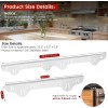 2 Pack Stove Gap Covers, 316 Stainless Steel, Length 25.5"-51"