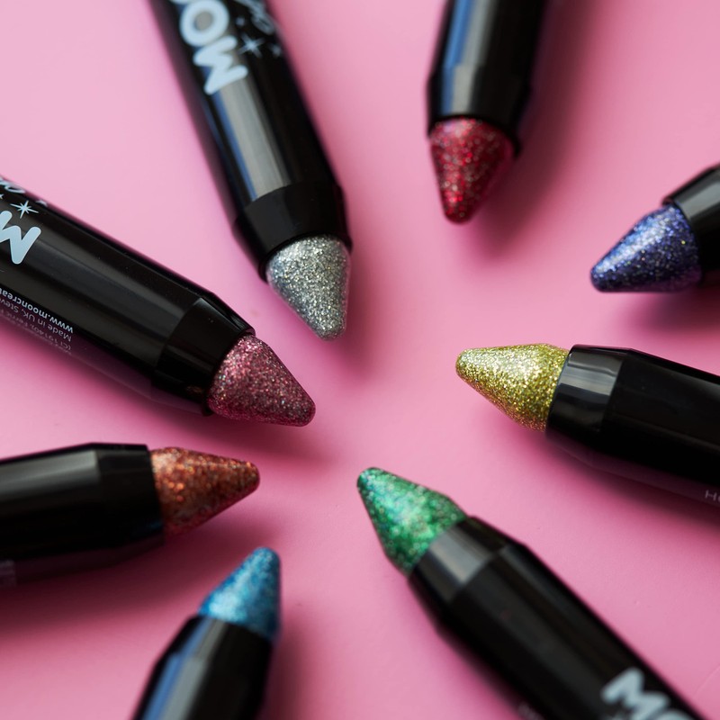 Moon Glitter Holographic Glitter Paint Pen/Body Chalk Make Up for