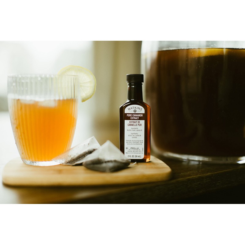 Watkins Watkins Pure Cinnamon Extract, Non-GMO, Kosher, 2 oz. Bottle,