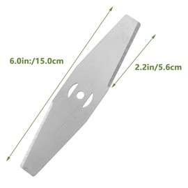 SEABABOO Pack of 4 Metal Grass Trimmer Blades for Grass Trimmer 150 mm Replacement Blades Grass Trimmer Hole Diameter 5 mm Grass Trimmer Metal Grass Trimmer Accessories Replacement Blades Grass