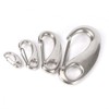 simPLEISURE qb500146a03n0 Stainless Steel Spring Hook, Oval Shape, 4 Sizes,