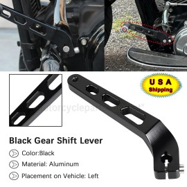 Unbranded Black Shift Lever For Harley Dyna Fat Street Bob Softail Deluxe FLSTN Breakout