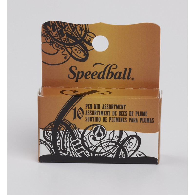 Speedball 30710 10 Pen Nib Assorted Set