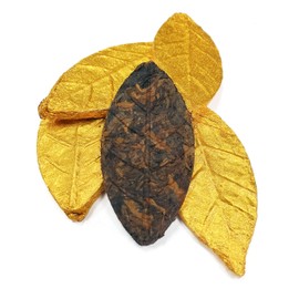 Jinglong Tea Factory, Stout Leaf, Compressed Pekoe Black Pu-erh Tea, Pack of 5