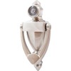 Stone Harbor Hardware Door Knocker with 180° Viewer, 5 Inches,