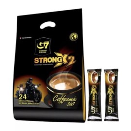 Trung Nguyen G7 instant 3in1 strong x2 coffee 24 sticks x 25 gram
