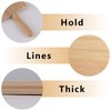 Gnocchi Board Set of 4 Gnocchi Wooden Board with 1