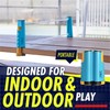 NIBIRU SPORT Ping Pong Retractable Net with Posts, Weatherproof Table