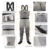 GREENWATER Fly Fishing Breathable Waders for Men Women with Stockingfoot