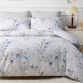 LAZZARO Single Duvet Cover Set -Duvet Cover Single Bed and 1 Pillowcase Bedding Set Easy Care 135 x 200 cm Grey