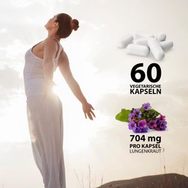 Herboxa Lung Word Multiple Packs (2x) Lung Herb Dietary Supplement - Lung Herb Extract - Spotted Lung Herb - Vegan Lung Herb Capsules