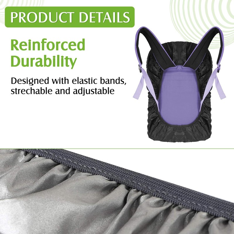 YANSYUN Rain Cover School Bag Pack of 2 Reflective Rain