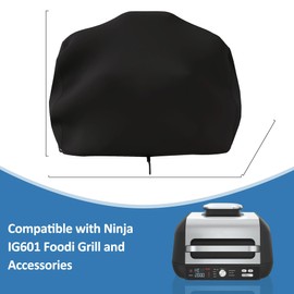 Dust Cover Compatible With Ninja IG601 Foodi XL Grill and Accessories, Water Resistant Air Fryer Cover, Outdoor Accessories for Ninja Electric Indoor Combo IG601, Lightweight