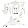1:100 Scale TU-160 Boomber Quick Assembly Model Kit, Plastic TU-160