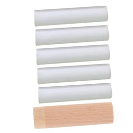 KOMBIUDA 1set Aromatherapy Nasal Stick for Essential Oils Impact-resistant Tube Easy Inhalation Relief for Nasal Congestion Includes Replacement Cores Natural Design