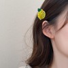 WeddHuis Summer Hair Clips, Cute Lemon Hair Claw Clips, Small