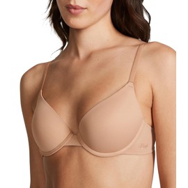 Victoria's Secret Pink Wear Everywhere Push Up Bra, Padded, Smoothing, Bras for Women, Purple (32DD)