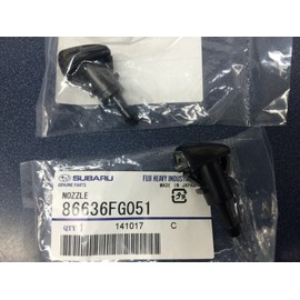 SUBARU 2008-2014 Impreza Windshield Wiper Washer Jet Nozzle Set OEM New WRX STI