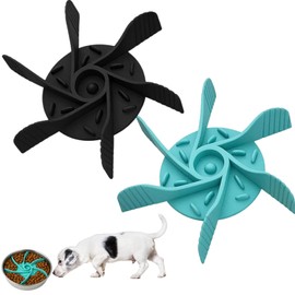 Pack of 2 anti-slinging bowls, slow feeders, dogs, anti-sling bowl for dogs and cats