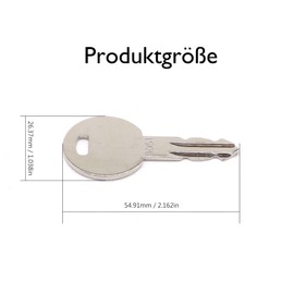 HISprts 3 Piece Replacement Ignition Switch 1051, Heavy Construction Machinery / Agricultural Machinery Compatible with Thwaites, Tri Mark and Lucas