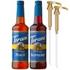 Torani Sugar Free Raspberry Syrup and Sugar Free Peach Syrup