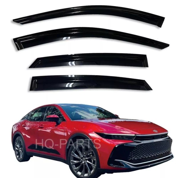 HQ-PARTS For 23-25 Crown Smoke Tint Window Visor Sun Wind