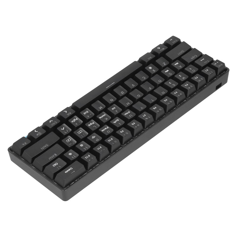 Wireless Keyboard 12 Lighting Effects PBT 61 Keys Stable Transmission