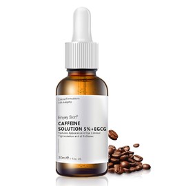 Caffeine Solution 5% + EGCG, Caffeine Eye Serum, Caffeine Eye Serum, Anti-Ageing, Eye Serum Against Dark Circles and Puffiness, for Anti-Ageing and Fading of Wrinkles, 30 ml