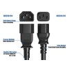 CableLeader 15ft IEC-320 C13 to C14 Heavy-Duty Power Extension Cord