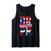 Puerto Rican And Dominican Heritage Flag Tank Top