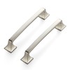 Ravinte 5 Pack Solid 5" Square Foot Cabinet Arch Pull