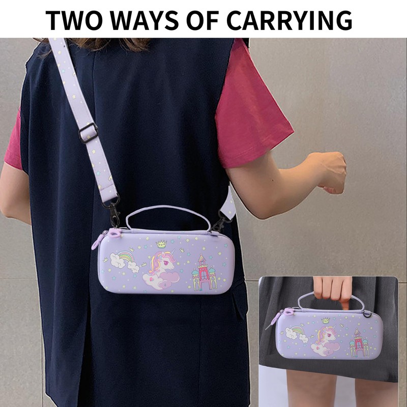 HYPERCASE Cute Carrying Case for Switch OLED, the Travel Case