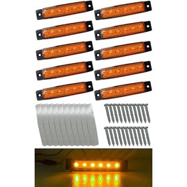 UB-Lab. Truck Marker Lamp Down Light LED I-Type, Set of 10 (Amber/Blue/Green/Red/White)