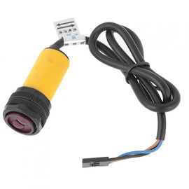 EVTSCAN 5V Diffuse Reflective Infrared Photoelectric Sensor, with 3-80cm Adjustable Detection Distance, NPN NO Output, Industrial Object Detection Sensor for Robotics Automation