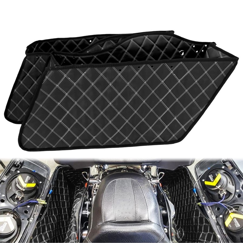 HDBUBALUS Stretched Saddlebag Liners Inserts Compatible with Harley Extended Bag