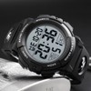 Timever Digital Wrist Watch, Waterproof, Men’s, w/Stopwatch, LED Watch, Running