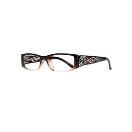 EYEBOGO Emma Stylish Reading Glasses for Women (Brown, 3.25, x)
