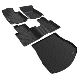 AIPOIL® Floor Mats & Cargo Liner Set for 2022-2024 2025 Lexus NX/NX250/NX350/NX350 F Sport/NX350h/NX450h+/NX450h+ All Weather Protection TPE Anti-Slip Car Full Set Custom Car Mats Accessories - Black
