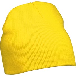 Myrtle Beach Knitted Beanie No. 1 MB7580, Colour: Yellow, Size: One Size, yellow