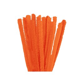 INNSPIRO Pulitore ciniglia arancione 15 mmx50 c, 10 U