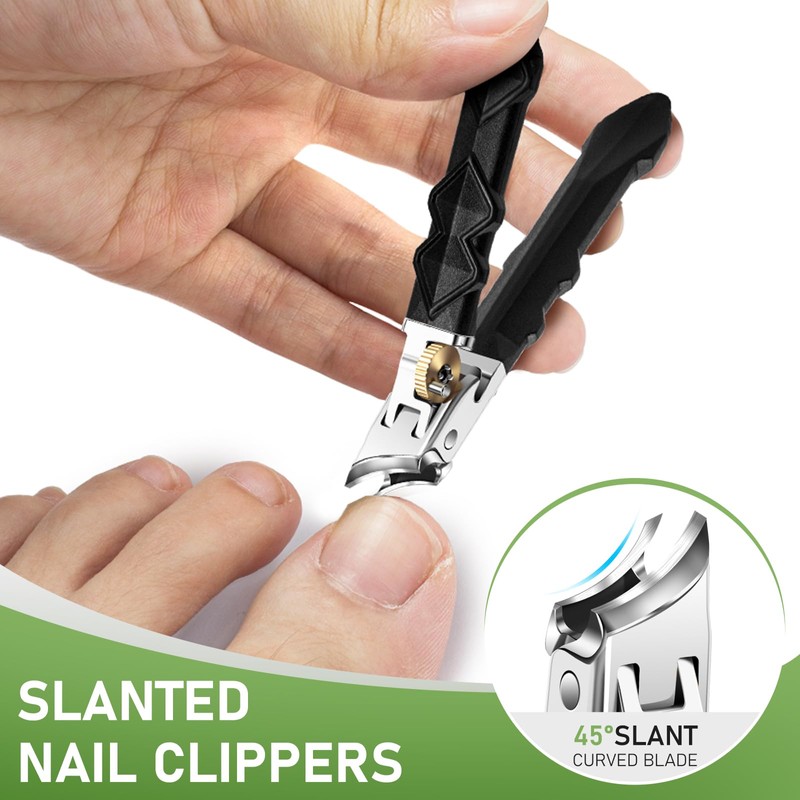 Toenail Clippers for Thick Toenails, Wide Jaw Opening Nail Clippers