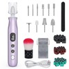 PELCAS Electric Nail Drills, 10 Speeds Cordless Nail File with