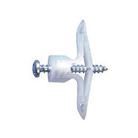 Cobra Anchors 059s Large Nylon Toggle Bolt With Wings & Screws, 1/4", 4-pack
