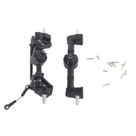 RC Front Rear Axle Gear Box, Plastic and Metal Front Rear Axle Gear Box,RC Car Upgrade Parts for WPL C14~C44 B14-B24 RC Car