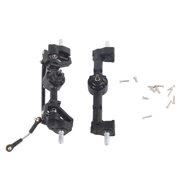 RC Front Rear Axle Gear Box, Plastic and Metal Front