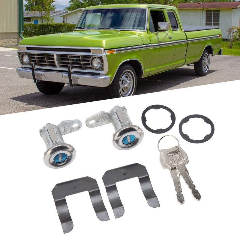 2 Set Door Lock Cylinder 5070001 Anti Theft with Keys