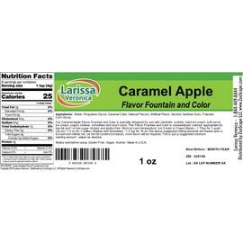 Caramel Apple Flavor Fountain and Color (1 oz, ZIN: 528108) - 2 Pack