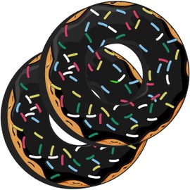 Doughnut Collection - Gripdonuts.com Premium MX BMX Dirt Bike Motorcycle Grip Donuts (Black)
